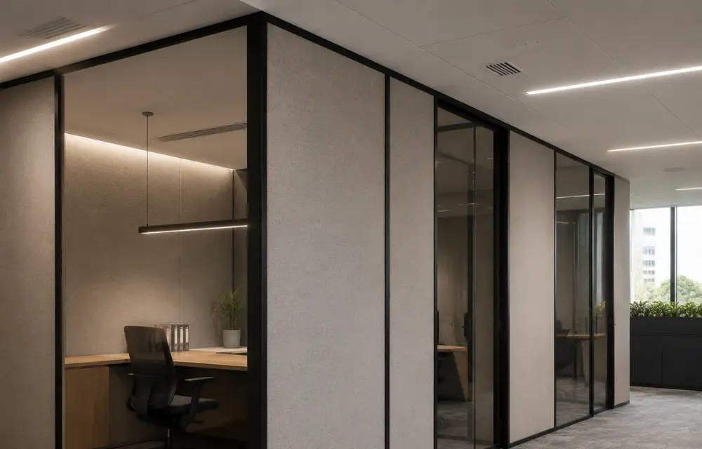 Glass Acoustic Partitions