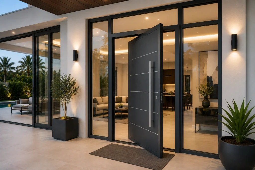 Custom Aluminium Door Systems in Dubai | Smart Glass Dubai