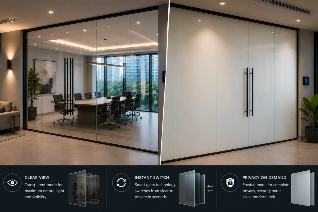 Switchable Smart Glass in the UAE: Complete Buyer's Guide
