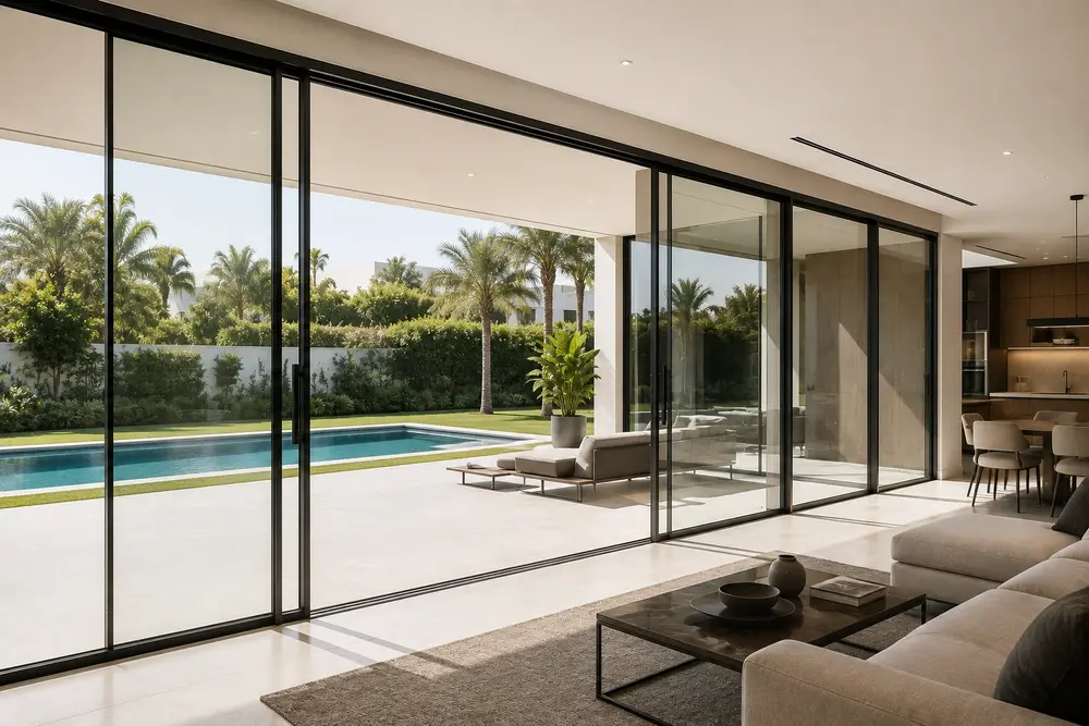 Slim Sliding Doors for Villas in Dubai | Smart Glass Dubai