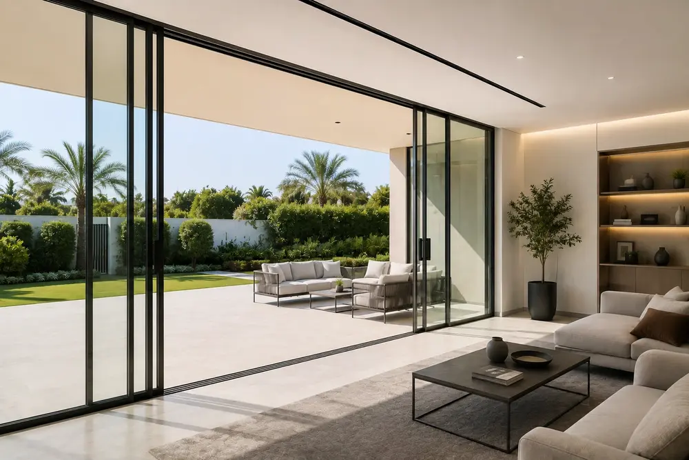 Slim Sliding Doors for Villas in Dubai | Smart Glass Dubai