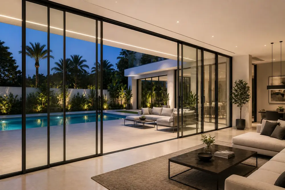 Slim Sliding Doors for Villas in Dubai | Smart Glass Dubai
